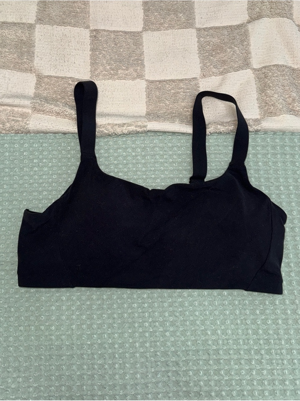 Athleta Transcend Square Neck Crop Sports Bra size M